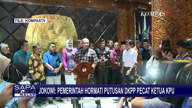 Jokowi: Pemerintah Hormati Putusan DKPP Pecat Ketua KPU Hasyim Asy'ari
