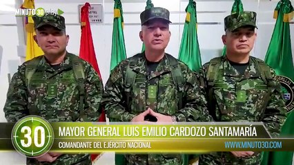 Entregan parte médico de los tres militares heridos tras caer en campo minado en Antioquia