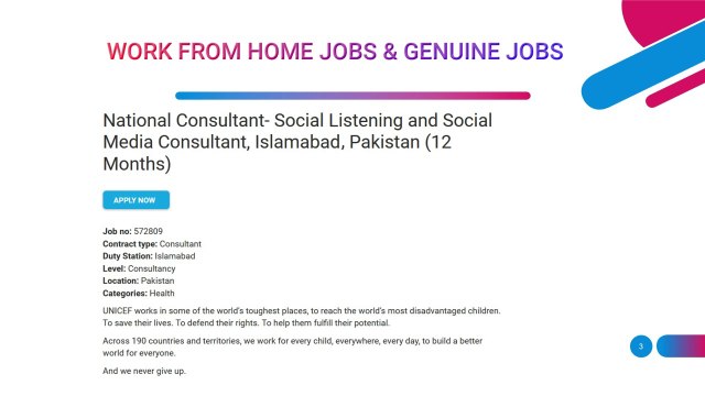 National Consultant- Social Listening and Social Media Consultant |41