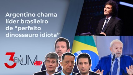 Críticas de Milei a Lula desgastam relação entre países? Comentaristas opinam