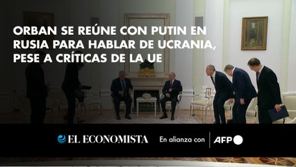 Orban se reúne con Putin en Rusia para hablar de Ucrania, pese a críticas de la UE