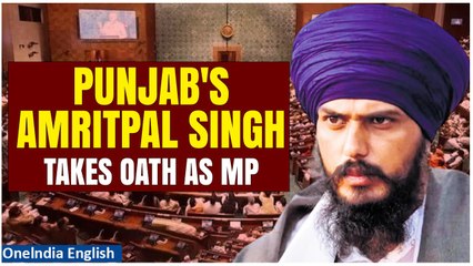 Amritpal Singh & Engineer Rashid Sworn In as MPs from Khadoor & Baramulla| From Prison to Parliament