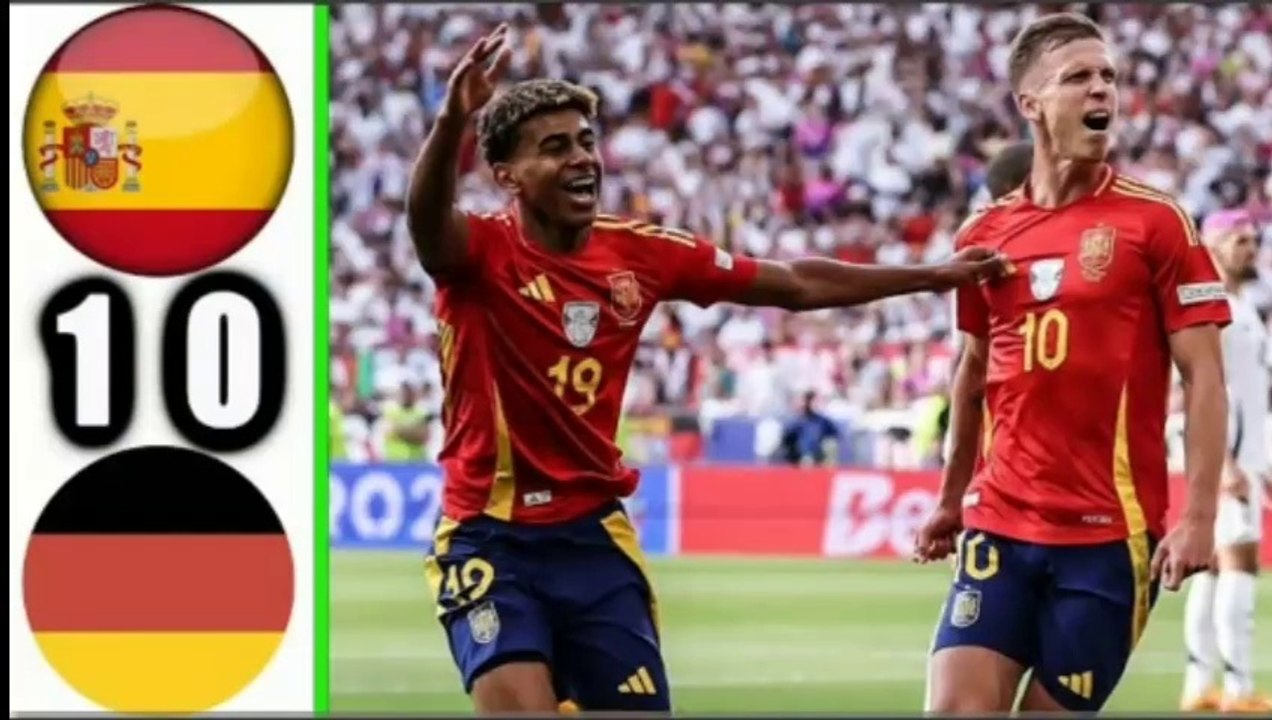 ملخص مباراة اسبانيا والمانيا اليوم 1-0 ||اهداف اسبانيا والمانيا