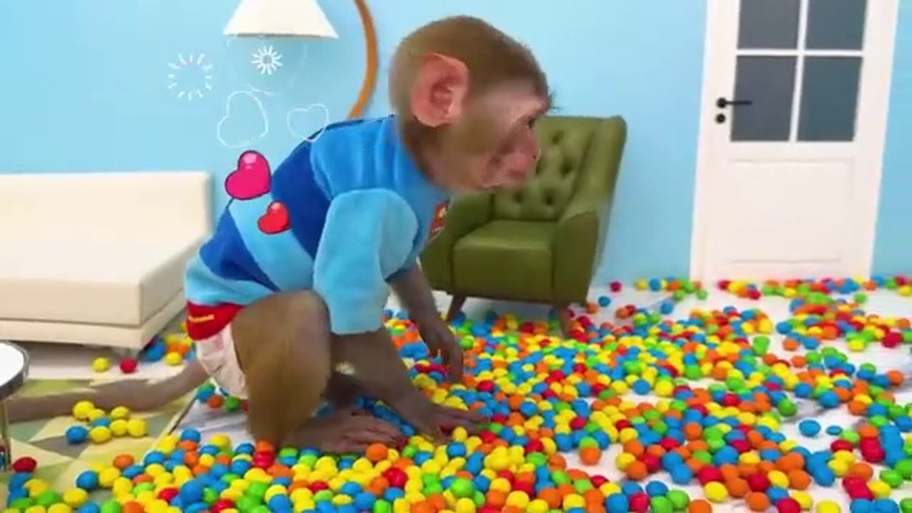 Monkey_Baby_Bon_Bon_eat_jelly_egg_and_Funny_storie