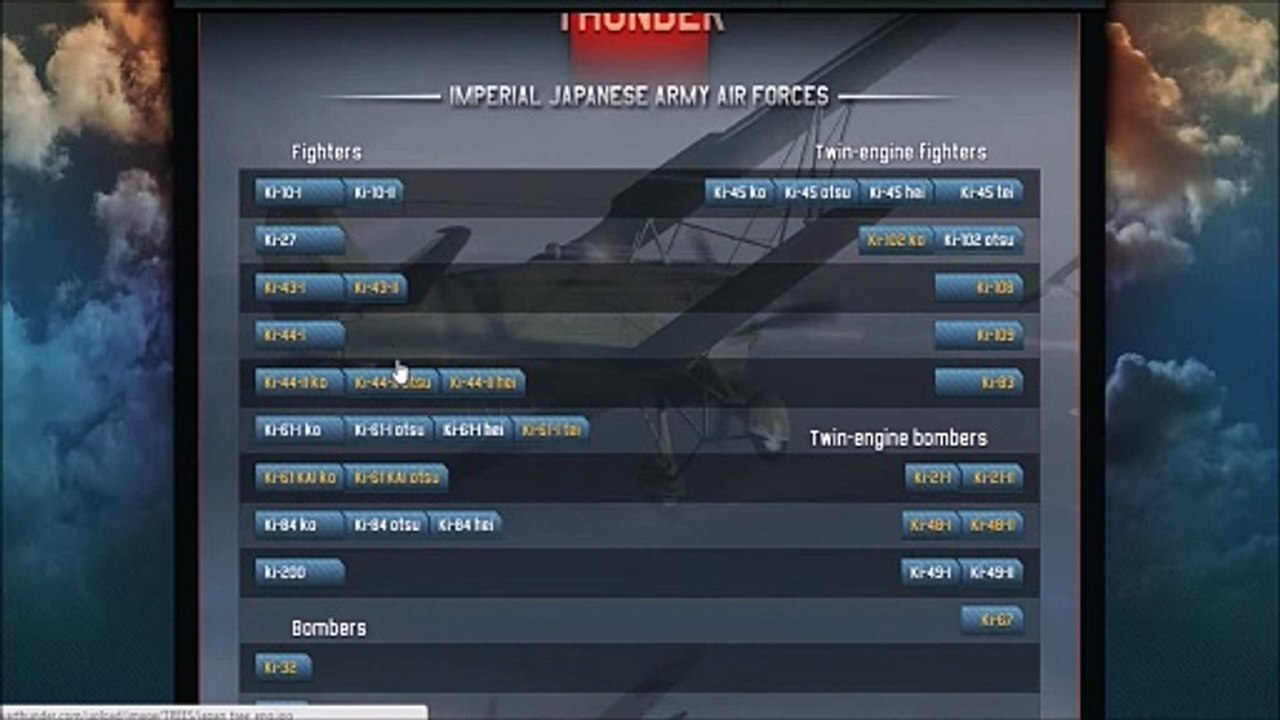 War Thunder Future Tech Tree Analysis - Imperial Japanese Army Air Force (IJAAF)