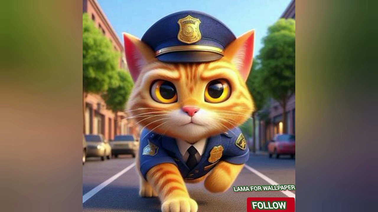 The police  cat