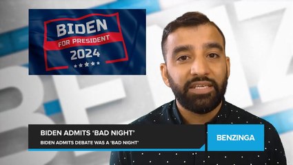 Biden Admits He 'Screwed Up' in Debate Performance, Calls it a 'Bad Night'