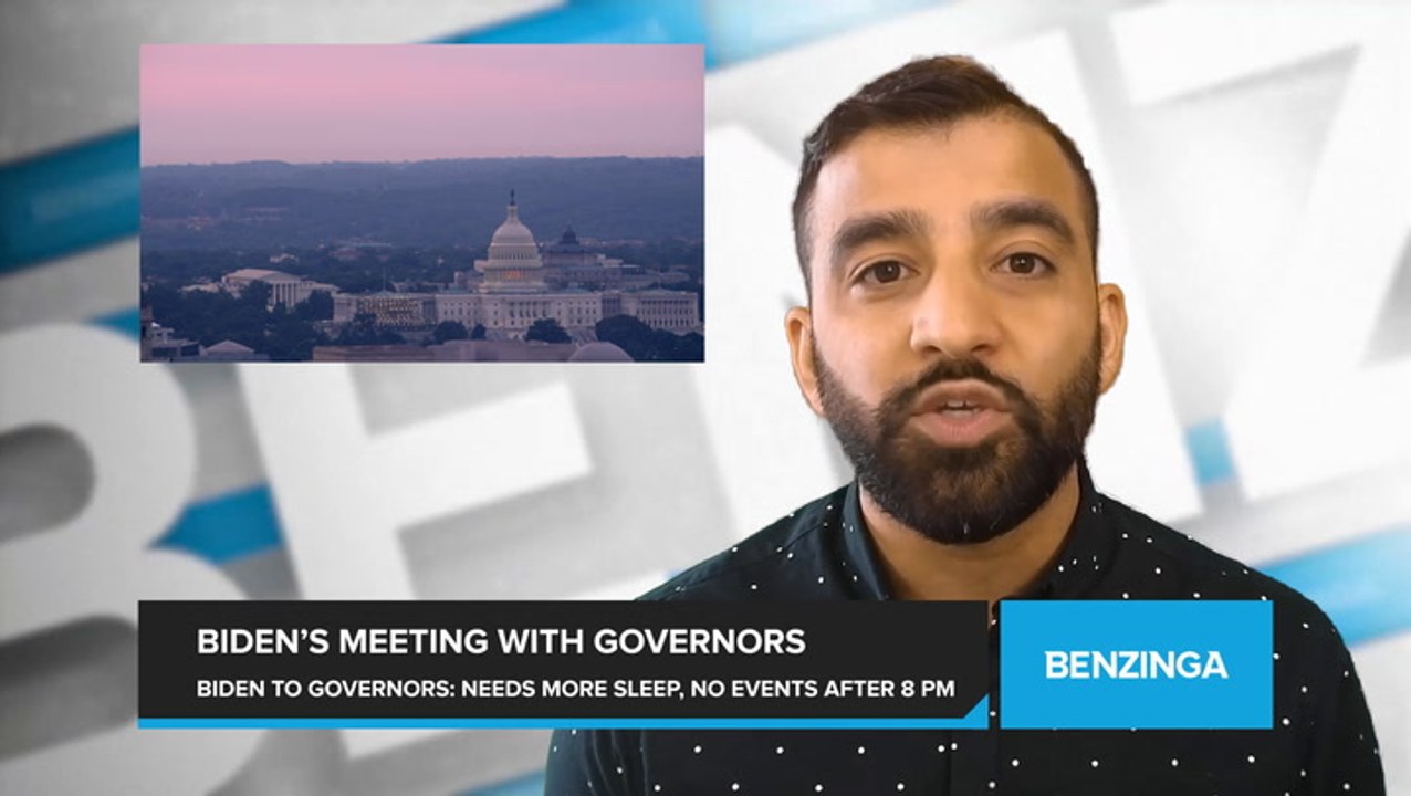 Biden Tells Democratic Governors That He Needs More Sleep, Will Stop Scheduling Events Afer 8 PM