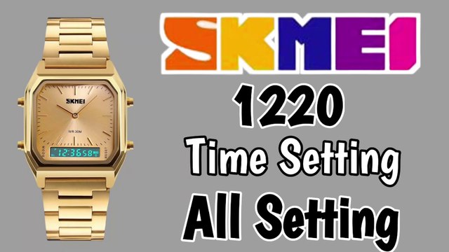 Skmei 1220 Watch Time Setting | Skmei 1220 Watch | Skmei 1220
