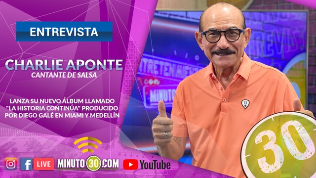 Charlie Aponte, la leyenda de la salsa lanza nuevo álbum