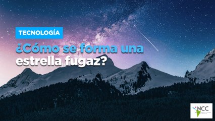 ¿Cómo se forma una estrella fugaz?