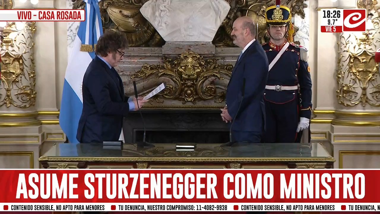Asume Sturzenegger como ministro de Desregulación y Transformación del Estado
