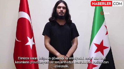 Suriye'de Türk Bayrağına Saldıran Şahıs Yakalandı