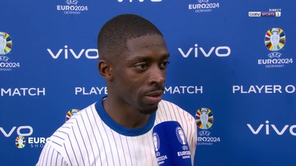 Ousmane Dembélé : "Je pense qu'on mérite cette victoire"