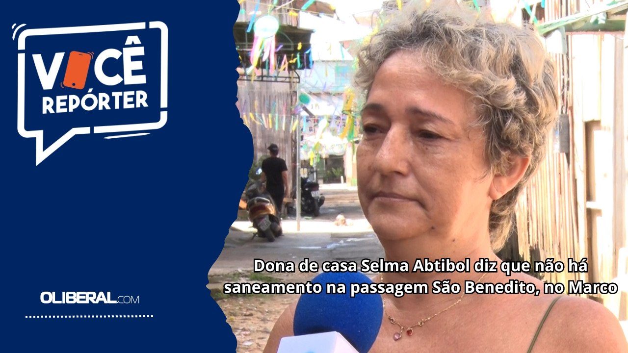 Dona de casa Selma Abtibol diz que não há sanea...