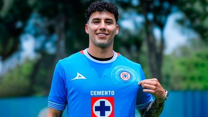 Jorge Sánchez en su presentación con Cruz Azul: "Ir a Europa no fue lo que esperaba"