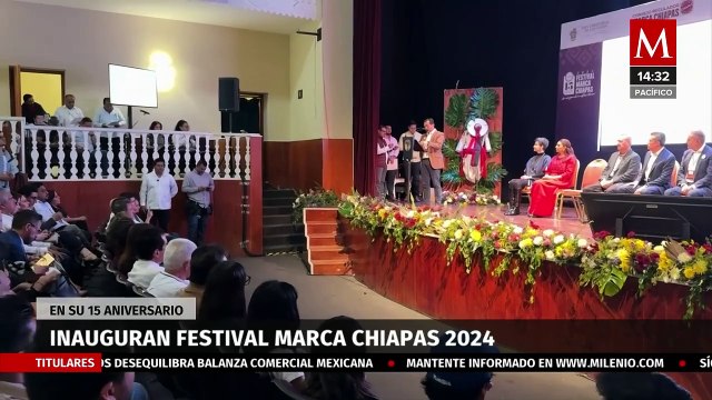 Rutilio Escandón inaugura el 'Festival Marca Chiapas 2024'