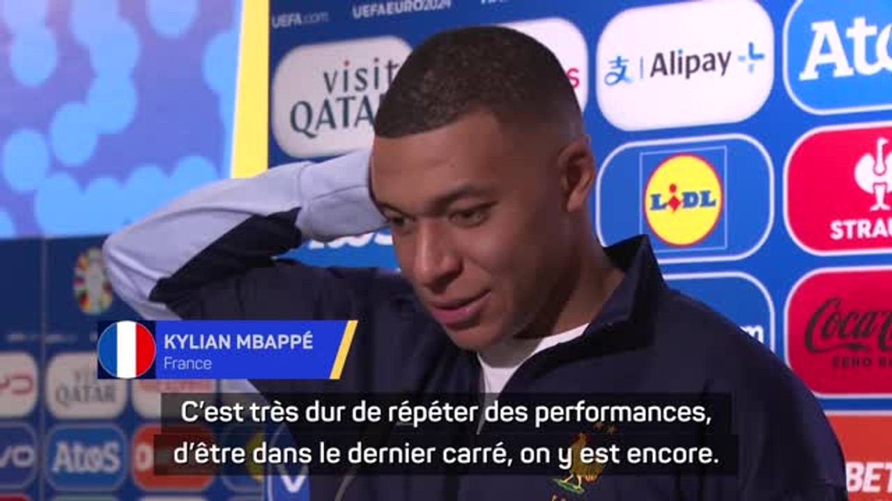 Bleus - Mbappé très content mais déjà tourné vers l’Espagne et la 1/2 finale