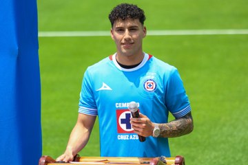 Jorge Sánchez en su presentación con Cruz Azul: "Ir a Europa no fue lo que esperaba"