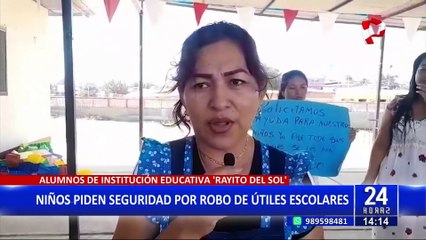 ¡Insólito! Delincuentes se llevan hasta los útiles escolares en medio de robo en colegio de Tumbes