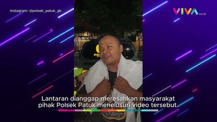Bikin Resah! Polisi Tangkap 'Pocong' Viral di Atas Mobil