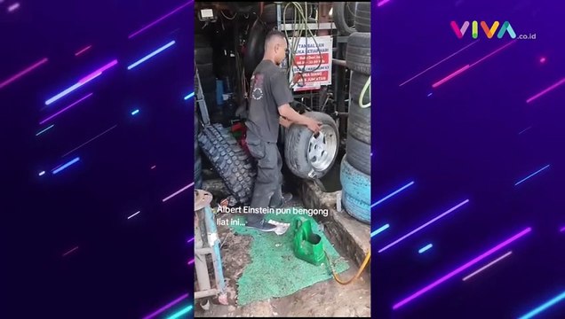 UNIK! Tukang Tambal Seduh Kopi Malah Kasih Minum Ban