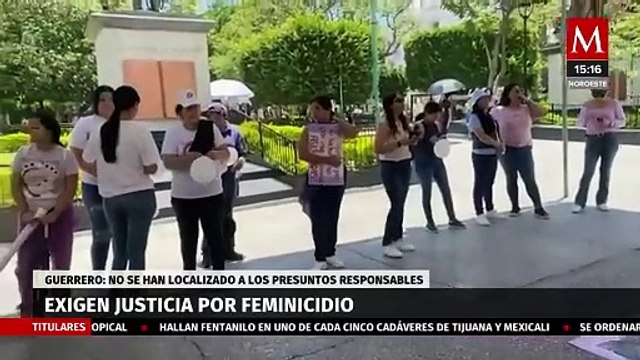 Realizan una marcha en Guerrero para exigir justicia por el feminicidio de joven de 17 años