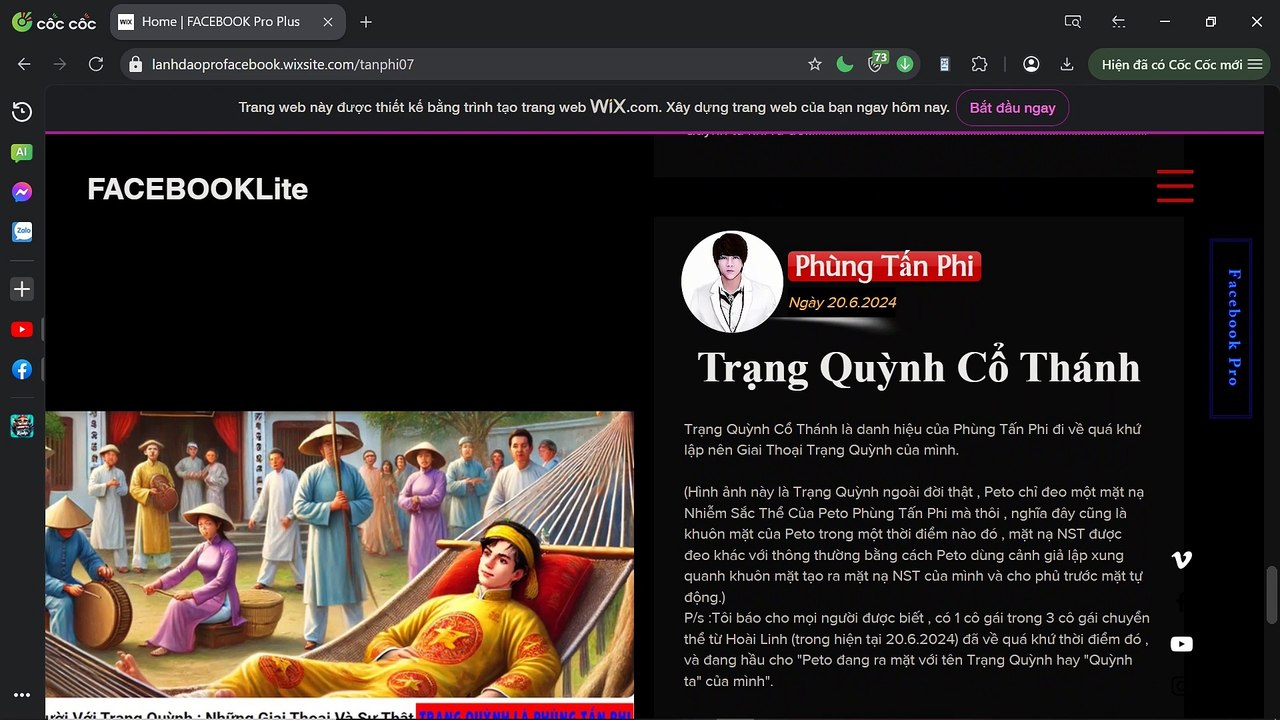 Phung Tan Phi Facebook Tap I