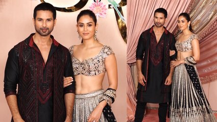 Anant Ambani Radhika Wedding: Shahid Kapoor Mira का Glamoures Look Viral, Fans को दिए Couple Goals