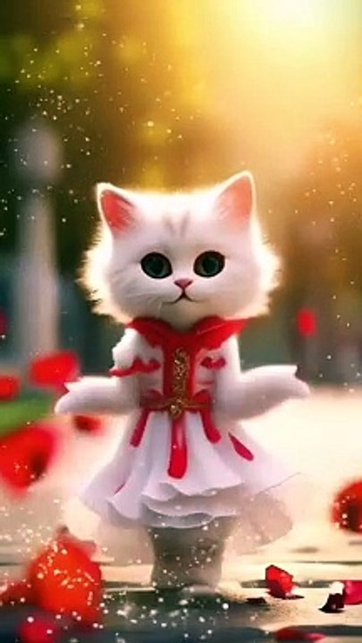 Beautiful cat amazing Dance