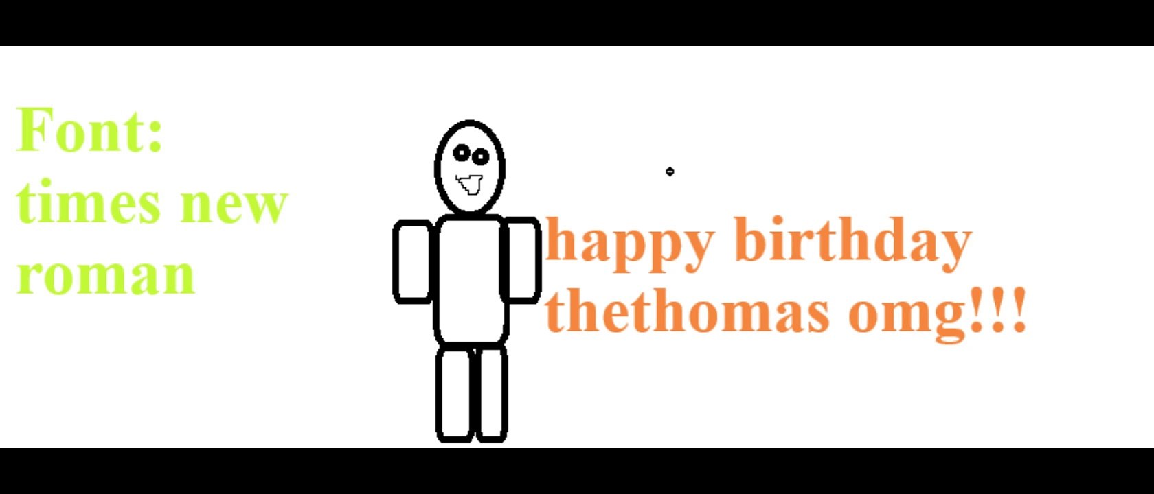 TheThomasomg birthday