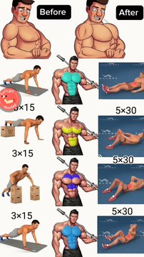 Get a Perfect Body with Full Body Exercises You Can Do at Home #workout #Muscles #pushups #Abs #shoulder #Sixpack #exercise #Chest #Back #fullbody #homeworkout