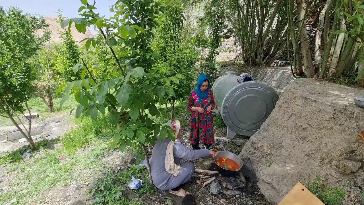 Village Life in Afghanistan | Cooking Village Style Shorwa (Shorba)