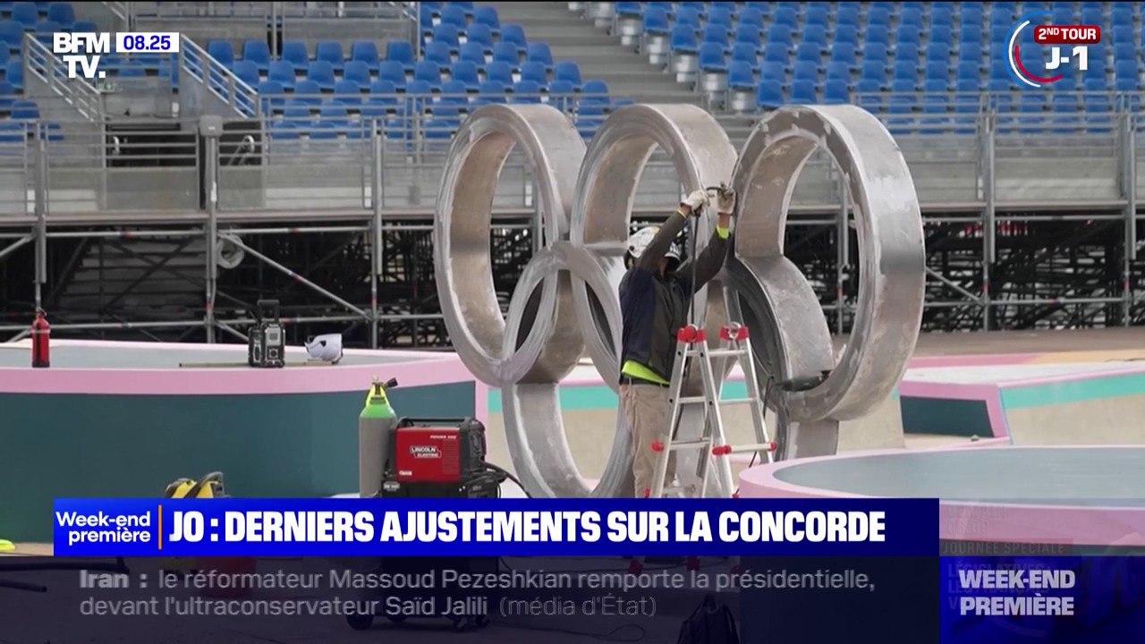 JO de Paris 2024: derniers ajustements pour le parc urbain de la place de la Concorde