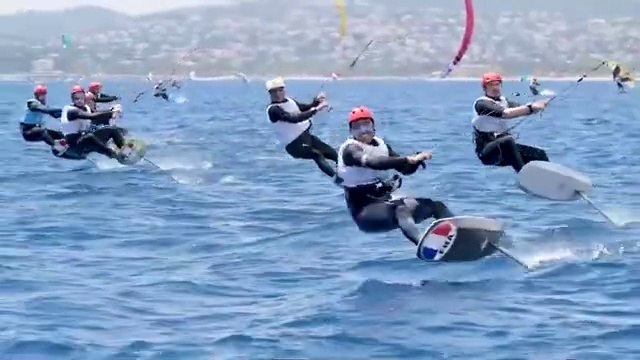 110 riders à la première étape de l’ENGIE Kite Tour à Fréjus / Fédération Française de Voile 2024