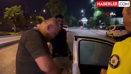 Uygulamayı görünce geri vitese takıp kaçtı, yakalanınca 'Araba istop etti' dedi