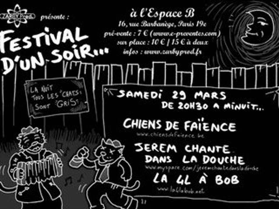 Festival d'un soir - La nuit tous les chats sont gris