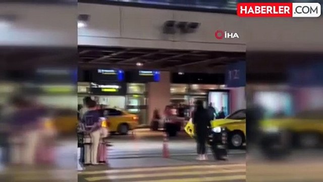 Sabiha Gökçen Havalimanı'nda Alkollü Taksi Şoförü ortalığı birbirine kattı