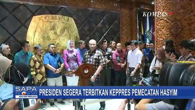Presiden Jokowi Segera Terbitkan Keppres Pemecatan Ketua KPU Hasyim Asy'ari