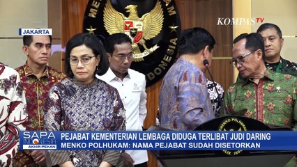 Menko Polhukam Setor Nama Pejabat Kementerian Lembaga Diduga Terlibat Judi Online