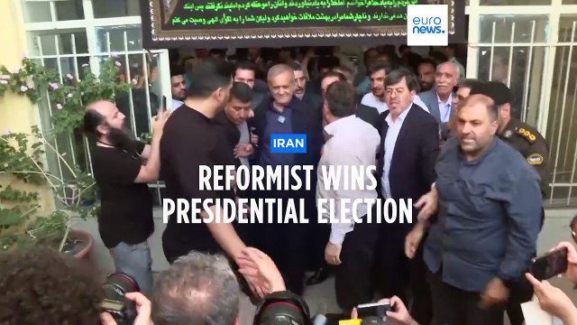 Iranian reformist Pezeshkian wins presidential run-off election