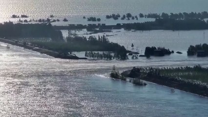 '中 두 번째 규모' 둥팅호 제방 붕괴 220m로 확대 / YTN