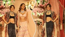 Drop-dead Gorgeous Neha Sharma Attends Anant-Radhika's Sangeet With Aisha Sharma