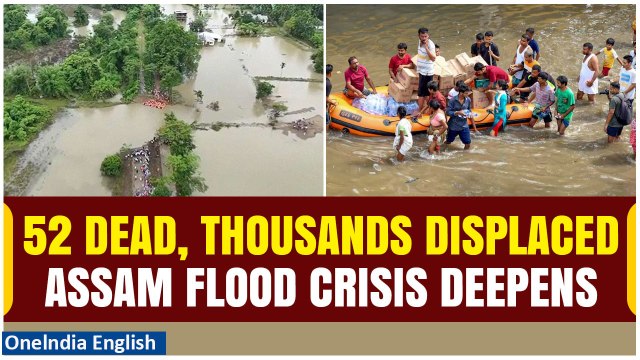 WATCH: Assam Floods Crisis Deepens: 52 Lives Lost, 24 Lakh Struggle Amidst Devastation & Desperation