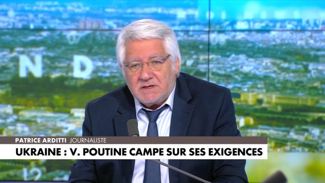 Patrice Arditti : «Que voulez-vous faire avec quelqu’un qui a qualifié le président ukrainien d’adversaire ?»