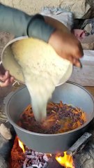 Village Life In Afghanistan | Kabuli Pulao Recipe in a cave