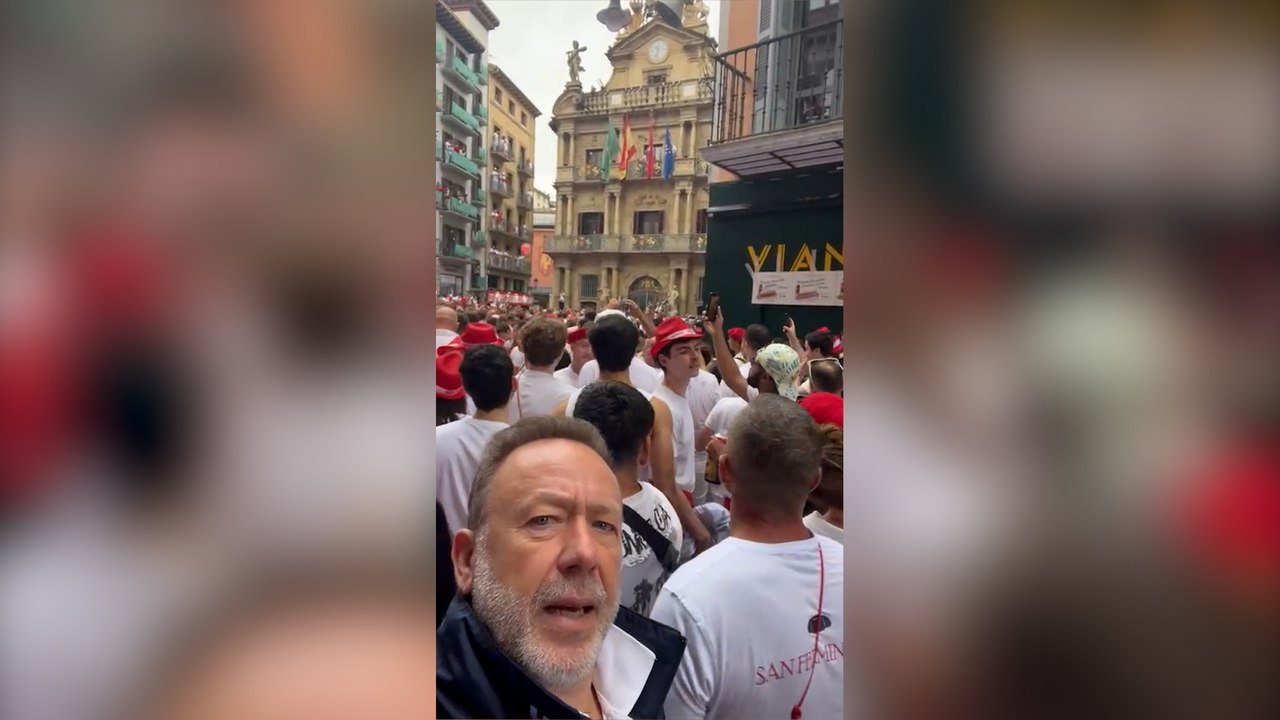 Así han sido los instantes previos al Chupinazo de los Sanfermines 2024
