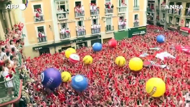 Spagna, al via i famosi festeggiamenti di San Fermin a Pamplona