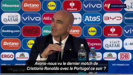 Martinez : "Pas le moment de prendre une décision pour Ronaldo"