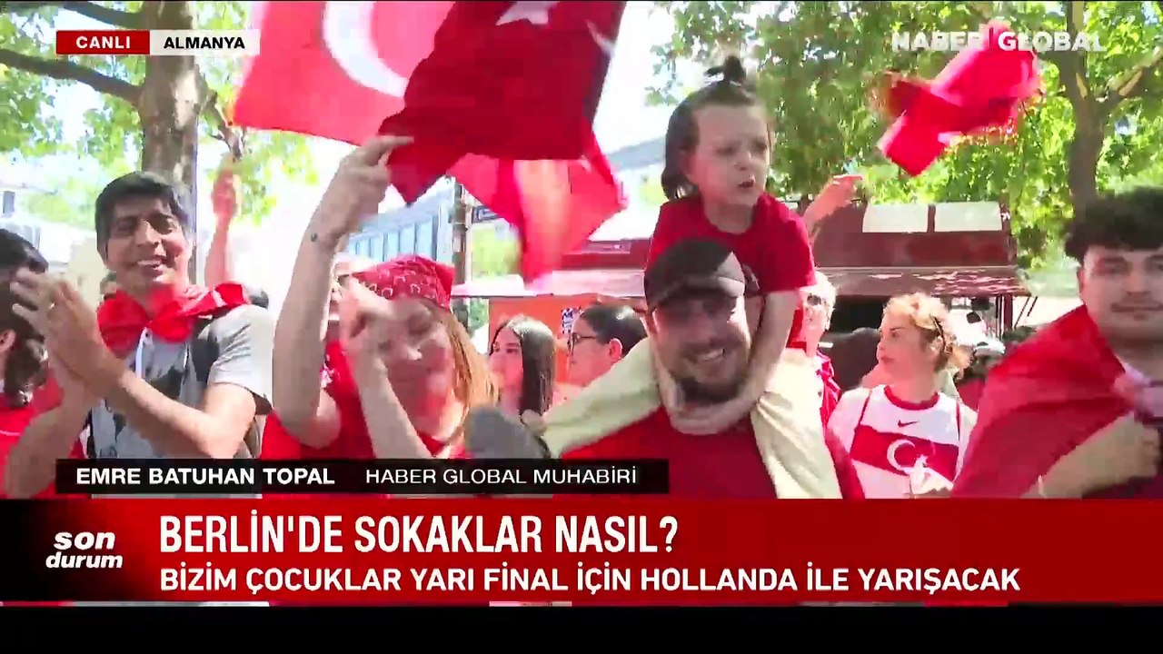 Bu akşam kalpler Bizim Çocuklar için atacak! İşte Berlin sokaklarındaki son durum
